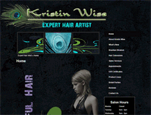 Tablet Screenshot of experthairartist.com